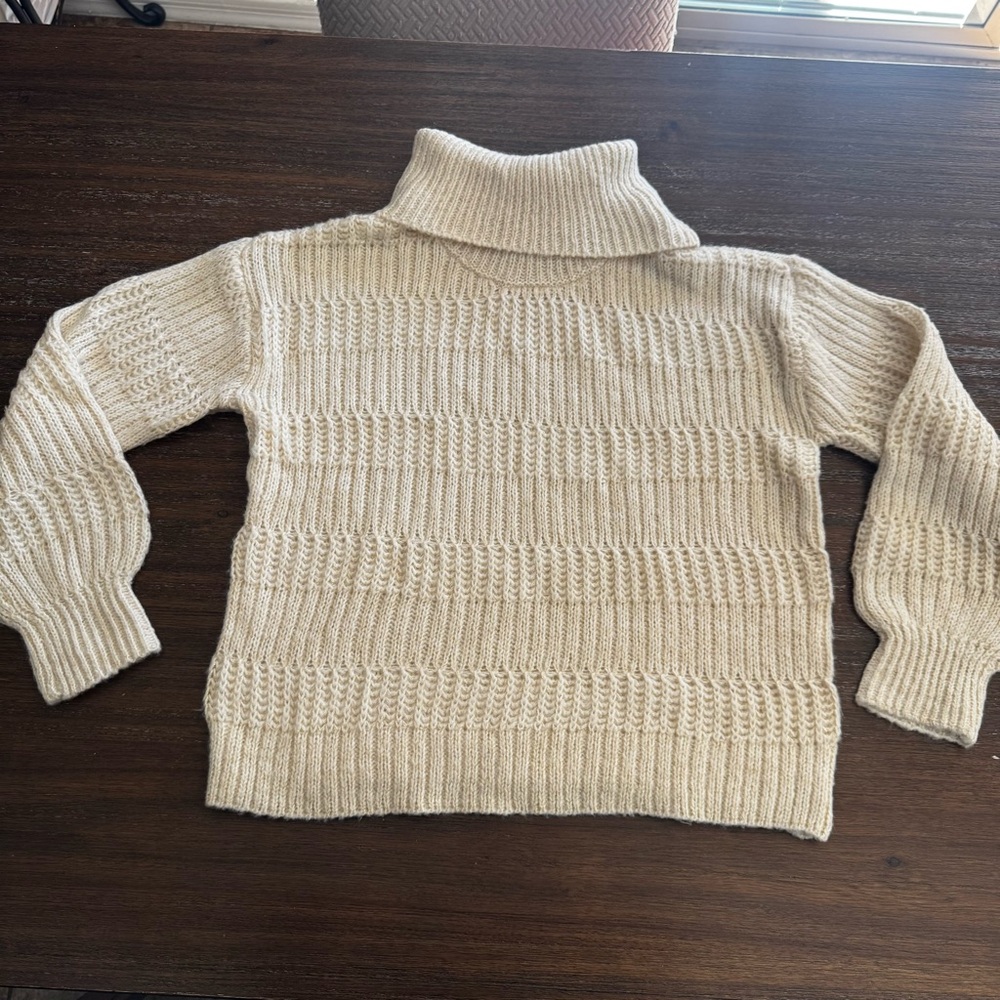 Cozy Cream Turtleneck Sweater